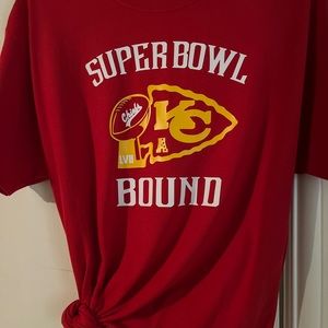Pre game Super Bowl Chiefs shirt